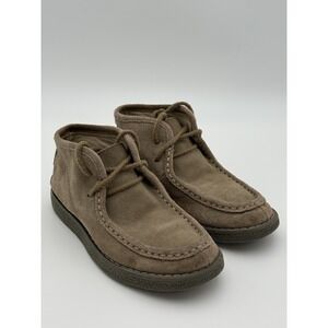 EUC Big Boys Madison Avenue Tan Leather Ankle Boots Sz. 2.5 William Wallaby